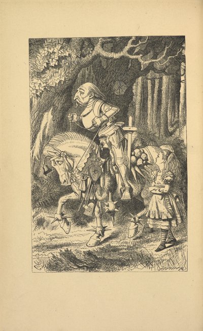 Alicia y el caballero blanco. de John Tenniel