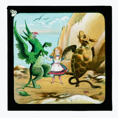 Alicia en el País de las Maravillas, diapositivas de linterna coloreadas de John Tenniel