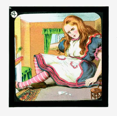 Alicia en el País de las Maravillas, diapositivas coloreadas de John Tenniel