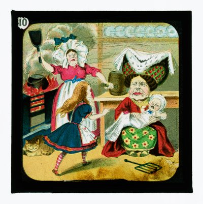 Alicia en el País de las Maravillas, diapositivas coloreadas de John Tenniel