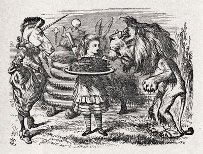 Alicia el León y de John Tenniel
