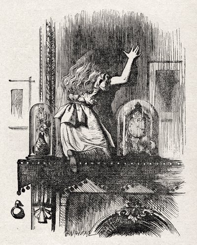 A través del espejo de John Tenniel