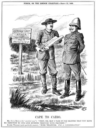 De El Cabo a El Cairo, 1899 de John Tenniel
