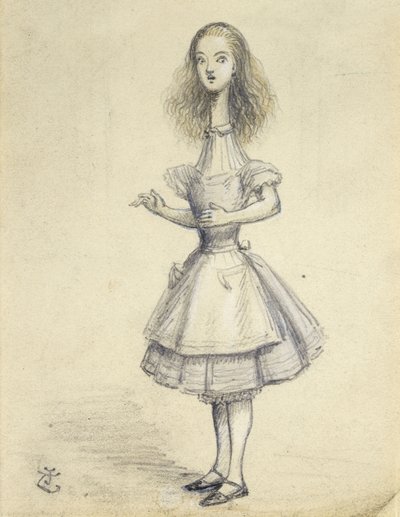 "Curioser and Curioser" de John Tenniel