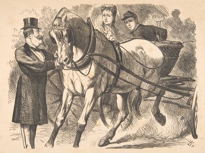 Aliviando el freno Punch, 24 de julio de 1869, 1869 de John Tenniel