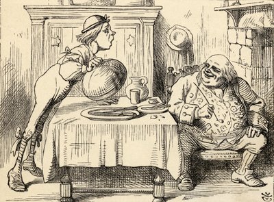 El padre William habiendo comido el ganso, de 