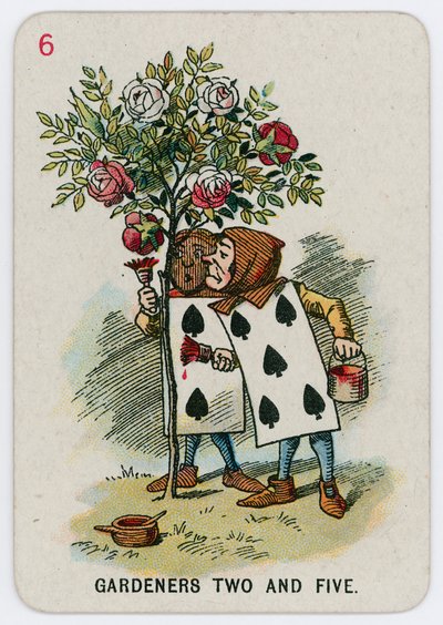 Jardineros Dos y Cinco de John Tenniel