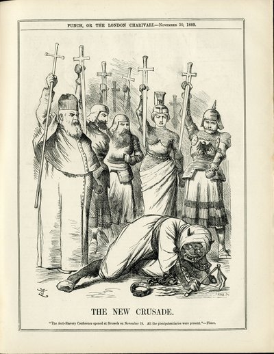 Ilustración de John Tenniel (1820-1914) en Punch de John Tenniel
