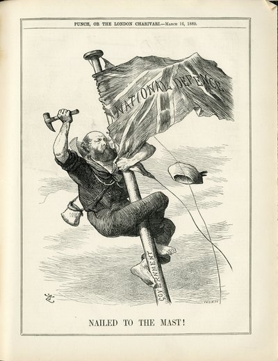 Ilustración de John Tenniel (1820-1914) en Punch de John Tenniel