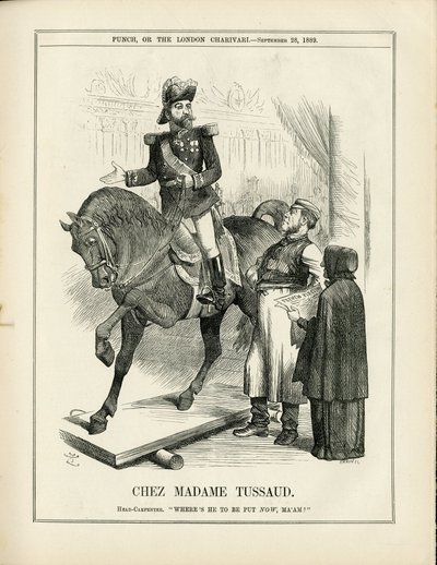 Ilustración de John Tenniel (1820-1914) en Punch de John Tenniel