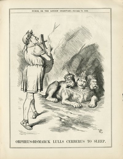 Ilustración de John Tenniel (1820-1914) en Punch de John Tenniel