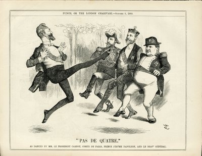 Ilustración de John Tenniel (1820-1914) en Punch de John Tenniel