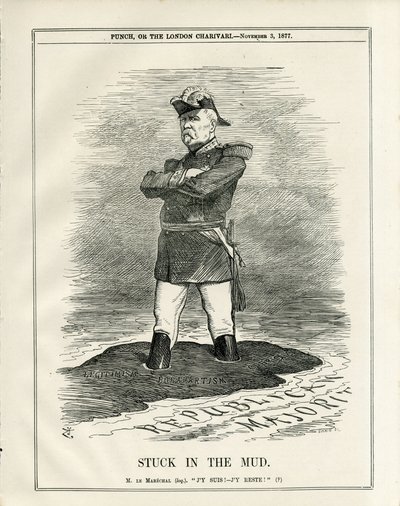 Ilustración de John Tenniel (1820-1914) en Punch de John Tenniel
