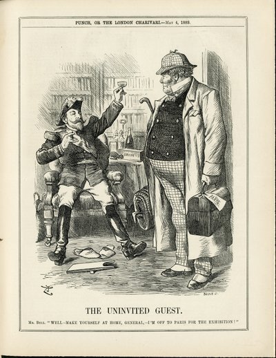 Ilustración de John Tenniel (1820-1914) en Punch de John Tenniel