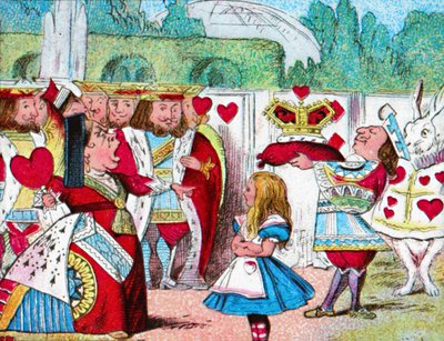 ¡Que le corten la cabeza! Alicia y su Reina Roja, c1910 de John Tenniel