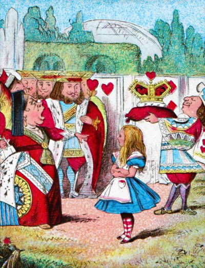 ¡Que le corten la cabeza! Alicia y su Reina Roja, c1910 de John Tenniel