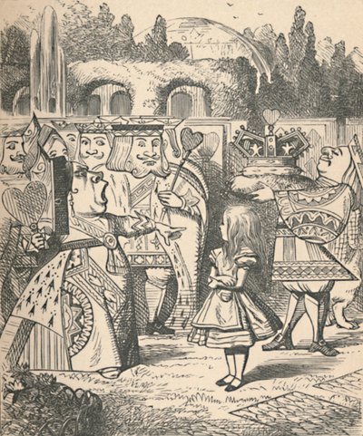 ¡Que le corten la cabeza! Alicia y la Reina Roja, 1889 de John Tenniel