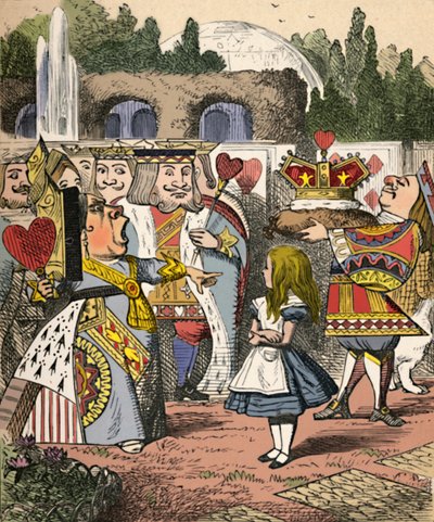 ¡Que le corten la cabeza! Alicia y la Reina Roja, 1889 de John Tenniel