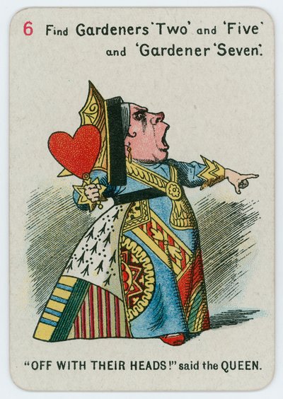 ¡Que les corten la cabeza! dijo la Reina de John Tenniel