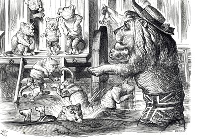 Consejos de Punch para los veraneantes británicos de John Tenniel