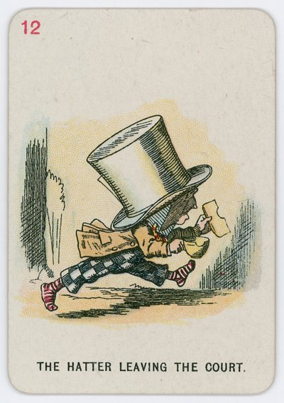 El Sombrerero dejando la corte de John Tenniel