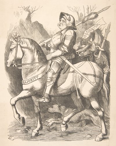 El caballero y su compañero Punch de John Tenniel