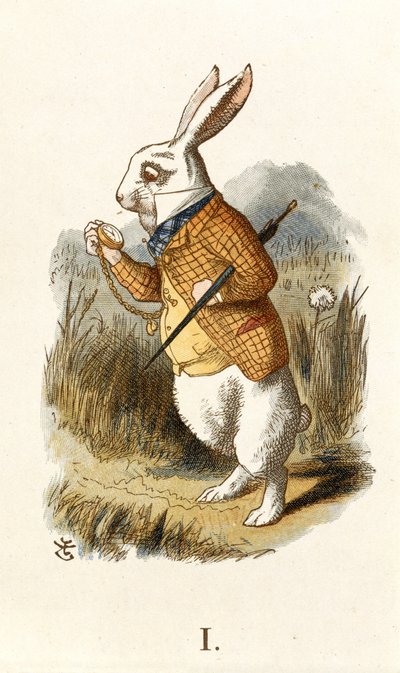 el conejo blanco de John Tenniel
