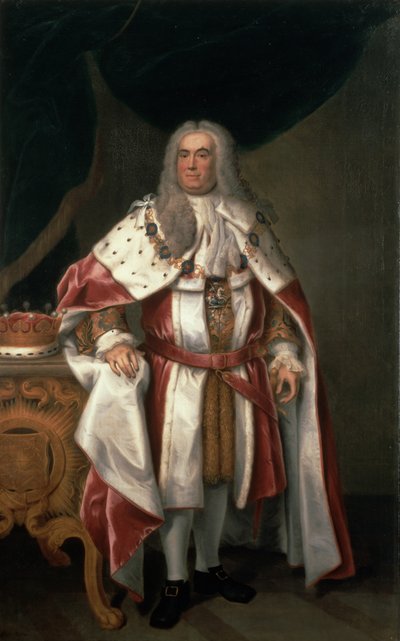Retrato de Sir Robert Walpole (1676-1745) Conde de Orford de John Theodore Heins