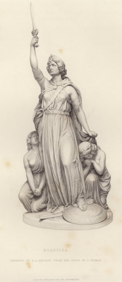 Retrato de la reina Boadicea de John Thomas