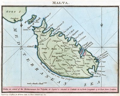 Carta de Malta de John Thomas Serres