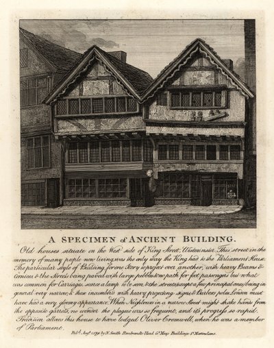 Un espécimen de construcción antigua de John Thomas Smith
