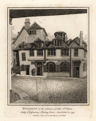 Edificio en la entrada de Little St Helen