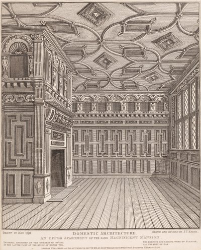Arquitectura doméstica, un apartamento superior de la misma magnífica mansión de John Thomas Smith