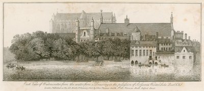 Vista este de Westminster desde el agua de John Thomas Smith