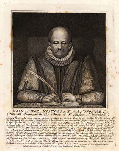 John Stowe, Historiador y Anticuario de John Thomas Smith