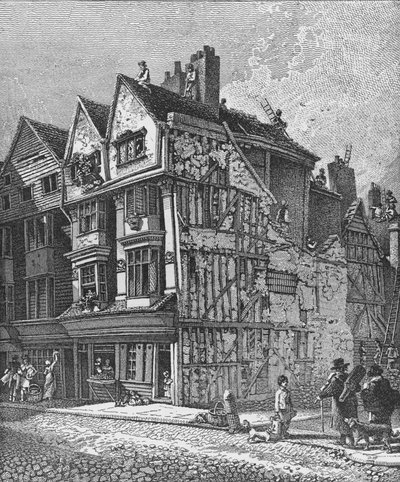 Long Lane, Smithfield, Ciudad de Londres, 1810 1911 de John Thomas Smith