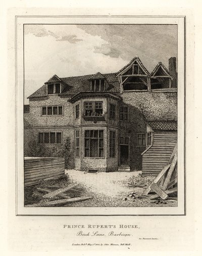 Casa del Príncipe Ruperto, Beech Lane, Barbican de John Thomas Smith