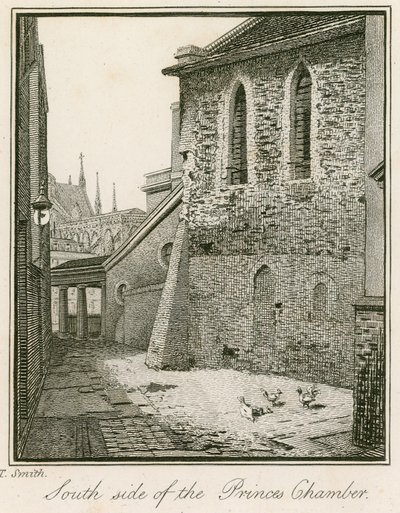 Lado sur de la Cámara de los Príncipes, Westminster de John Thomas Smith