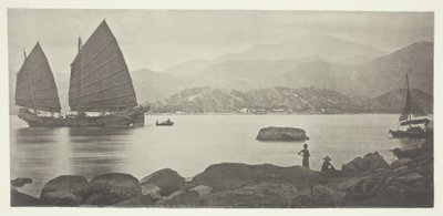 Un junco comercial de Cantón de John Thomson