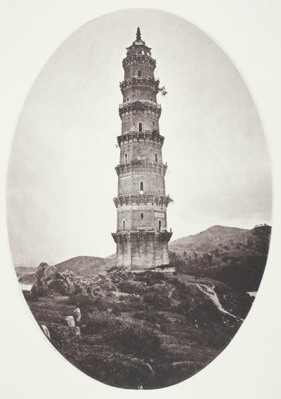 Una pagoda cerca de Chao-Chowfu de John Thomson