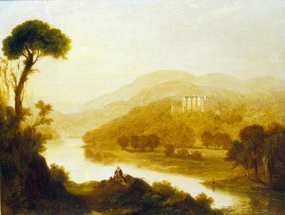 Abbotsford, la casa de Sir Walter Scott, 1828 de John Thomson