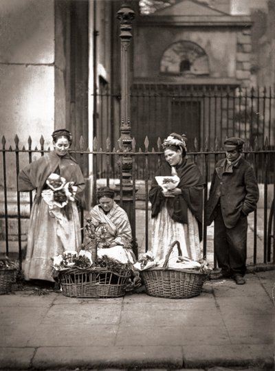 Mujer de las flores de Covent Garden, de 