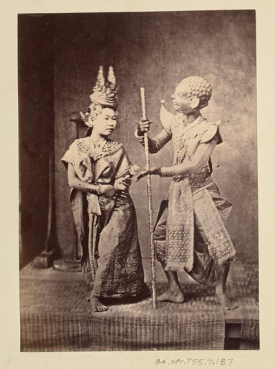 [Khon performers] de John Thomson