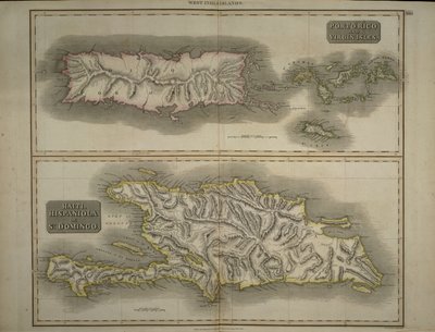 Puerto Rico e Islas Vírgenes: Haití, La Española o Santo Domingo, 1817 de John Thomson