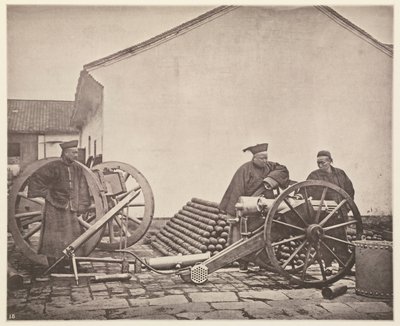 Escena en el arsenal de Nankín de John Thomson