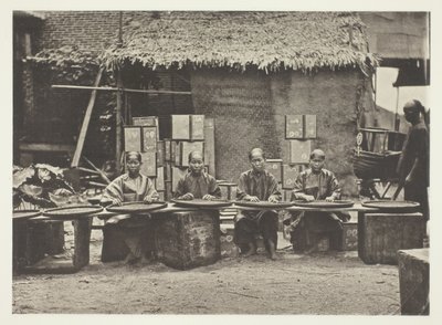 Recogida de té en Cantón de John Thomson