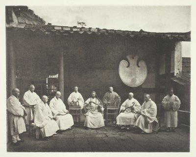 El abad y los monjes de Kushan de John Thomson