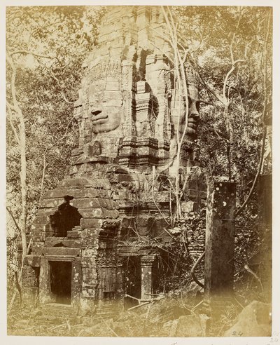El templo de Bayon, Angkor Thom de John Thomson