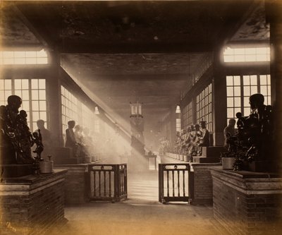 Wah Lum Chu, Cantón (hoy en día: Templo Hualin 华林寺) de John Thomson