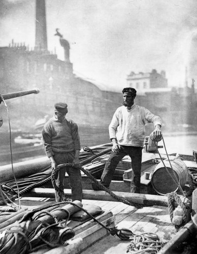 Trabajadores en la 